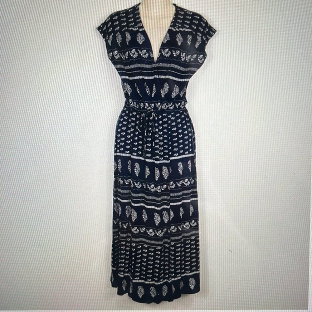 Lucky Brand Stretch Knit Faux Wrap Dress